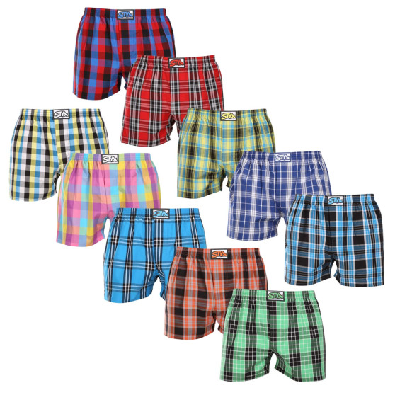 10PACK Calzones de hombre Styx classic elastic multicolor (10A102130)