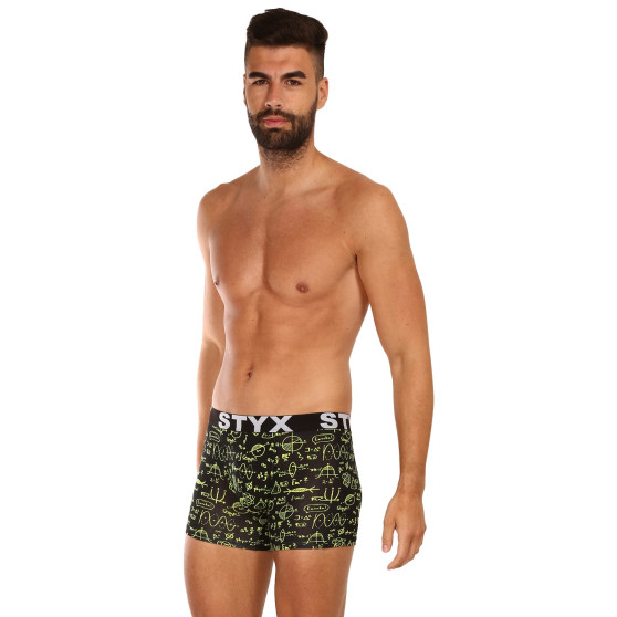 3PACK Boxers boxer hombre Styx largo arte deportes elástico multicolor (3U13724)