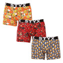 3PACK Boxers boxer hombre Styx largo arte deportes elástico multicolor (3U13714)