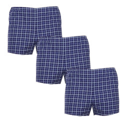 3PACK Calzones de hombre Foltýn azul (3xK55)