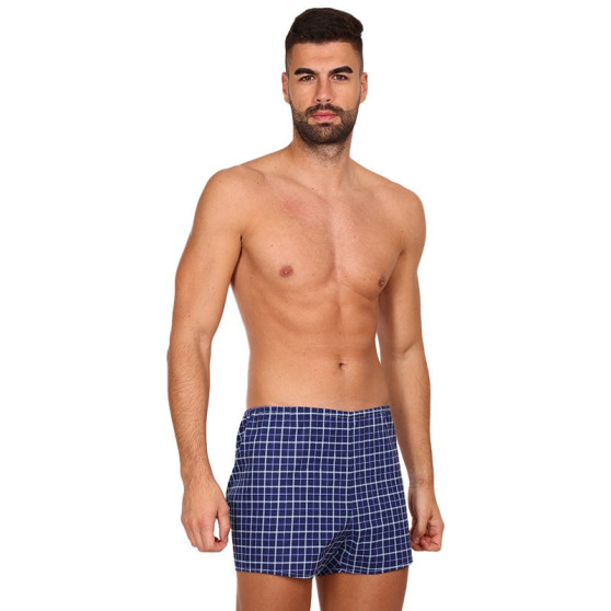 3PACK Calzones de hombre Foltýn azul (3xK55)