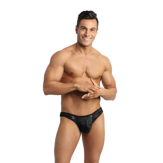 Tanga para hombre Anais negro (Electro string)