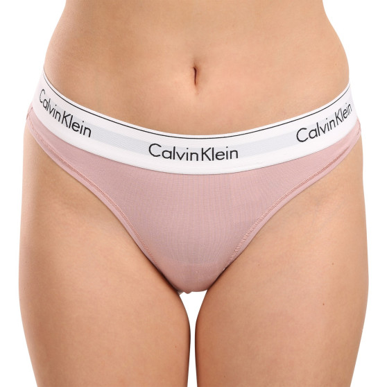 Tanga de mujer Calvin Klein rosa (F3786E-TQO)