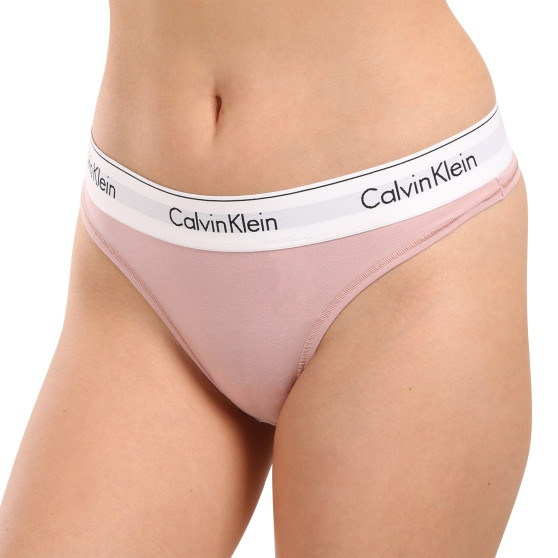 Tanga de mujer Calvin Klein rosa (F3786E-TQO)