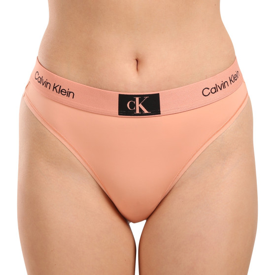 Tanga de mujer Calvin Klein rosa (QF7248E-LN3)