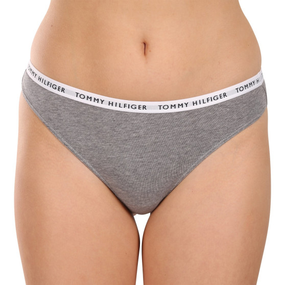 3PACK tanga de mujer Tommy Hilfiger multicolor (UW0UW02829 0TF)