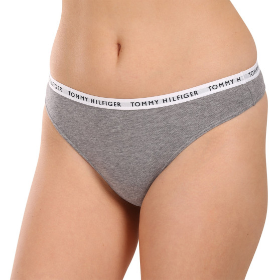 3PACK tanga de mujer Tommy Hilfiger multicolor (UW0UW02829 0TF)