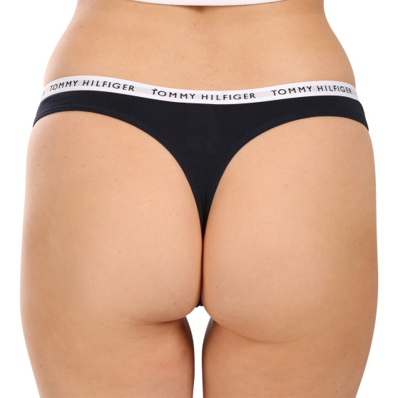 3PACK tanga de mujer Tommy Hilfiger multicolor (UW0UW02829 0WS)