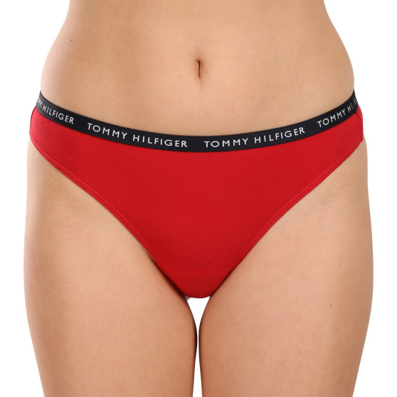 3PACK tanga de mujer Tommy Hilfiger multicolor (UW0UW02829 0WS)