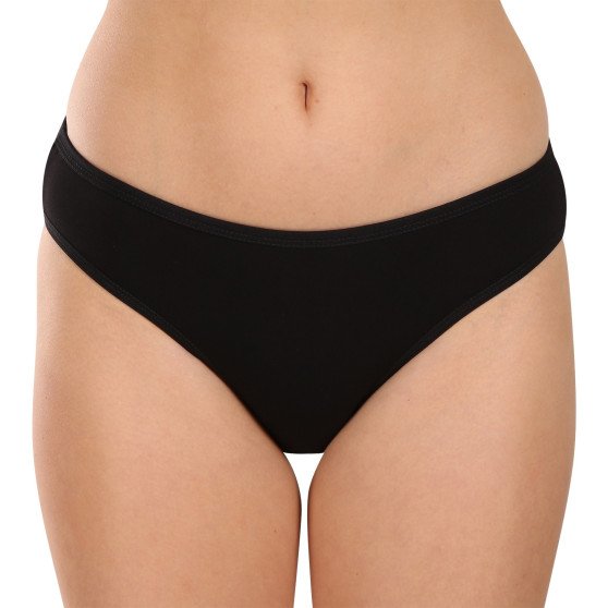 5PACK bragas de mujer Nedeto negro (5NDTK001)