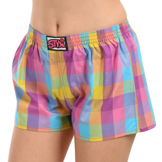 Calzones de mujerStyx classic elastic multicolor (K1028)