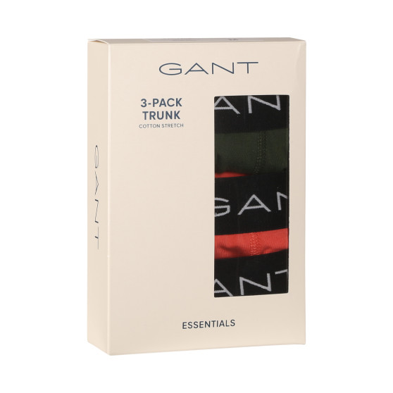 3PACK Boxers para hombre Gant multicolor (902413003-313)