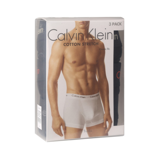 3PACK Boxers para hombre Calvin Klein negro (U2662G-MWO)