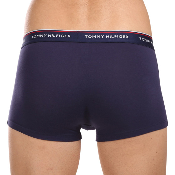 3PACK Boxers para hombre Tommy Hilfiger azul oscuro (1U87903841 409)