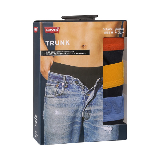 3PACK Boxers para hombre Levis multicolor (905042001 024)