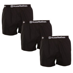 3PACK Calzones de hombre Horsefeathers Frazier negro (AM096A)