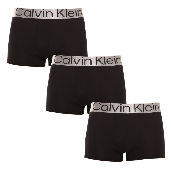 3PACK Boxers para hombre Calvin Klein negro (NB3130A-7V1)