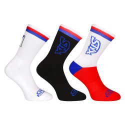 3PACK calcetines Styx alto multicolor tricolor (3HV09014)