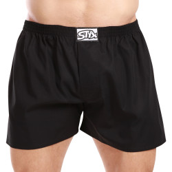 Calzones de hombre Styx classic elastic negro (A960)