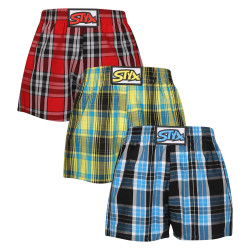 3PACK pantalón corto para niños Styx classic elastic multicolor (3J102123)