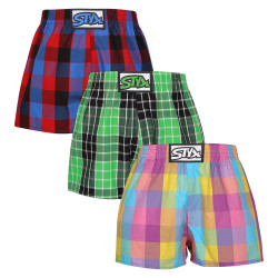 3PACK pantalón corto para niños Styx classic elastic multicolor (3J102729)