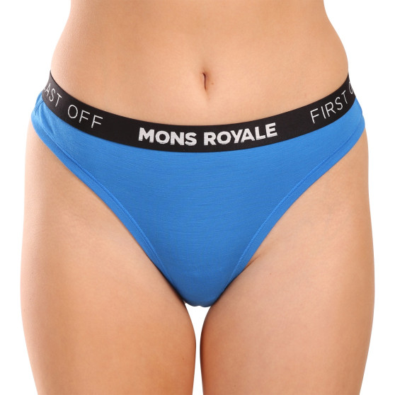 Tanga de mujer Mons Royale azul merino (100311-1015-713)