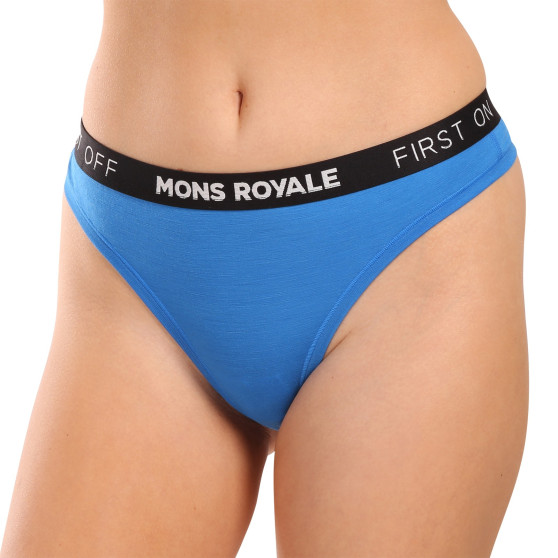 Tanga de mujer Mons Royale azul merino (100311-1015-713)