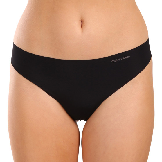 3PACK tanga de mujer Calvin Klein sin costuras multicolor (QD3558E-NP0)