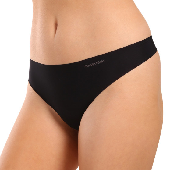 3PACK tanga de mujer Calvin Klein sin costuras multicolor (QD3558E-NP0)