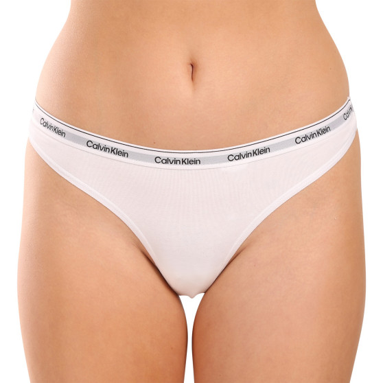 3PACK tanga de mujer Calvin Klein multicolor (QD5209E-NP4)