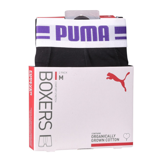 2PACK Boxers para hombre Puma negro (701226763 008)