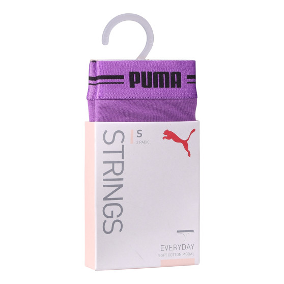 2PACK tanga de mujer Puma morado (603034001 020)