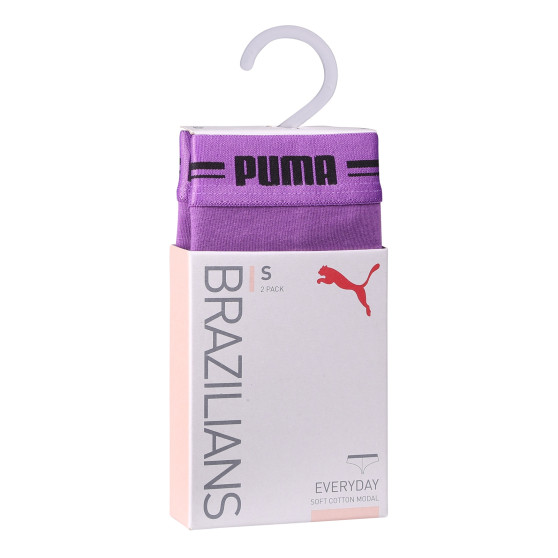 2PACK braguitas brasileñas de mujer Puma morado (603043001 020)