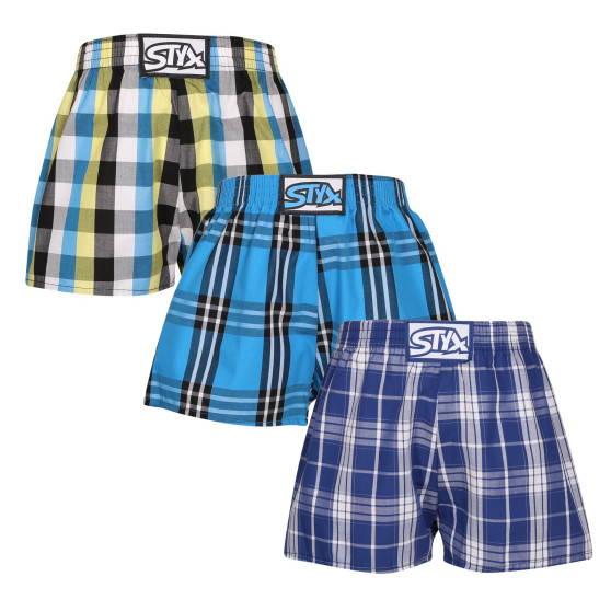 3PACK pantalón corto para niños Styx classic elastic multicolor (3J102430)