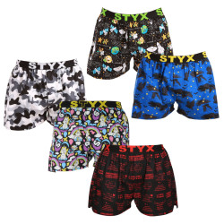 5PACK short hombre Styx art sports goma multicolor (5B1187789)