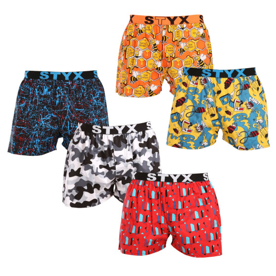 5PACK short hombre Styx art sports goma multicolor (5B1473490)