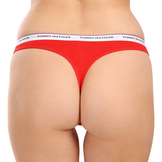 3PACK tanga de mujer Tommy Hilfiger multicolor (UW0UW04894 0WR)