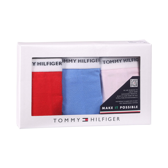 3PACK tanga de mujer Tommy Hilfiger multicolor (UW0UW04894 0WR)