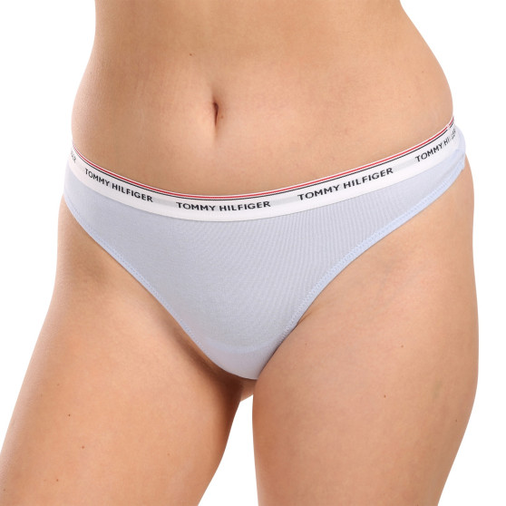 3PACK tanga de mujer Tommy Hilfiger multicolor (UW0UW04894 0VQ)