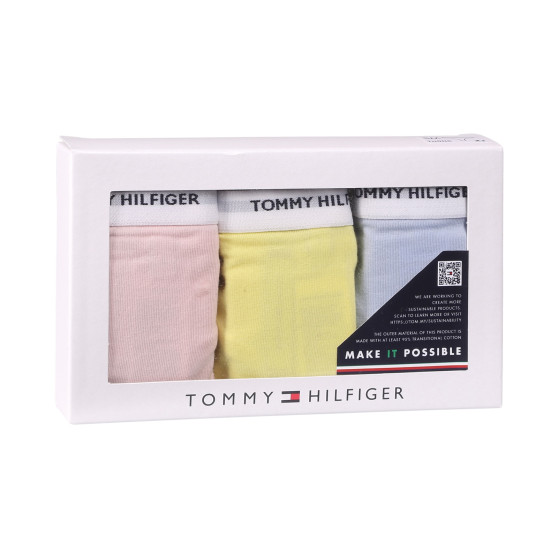 3PACK tanga de mujer Tommy Hilfiger multicolor (UW0UW04894 0VQ)