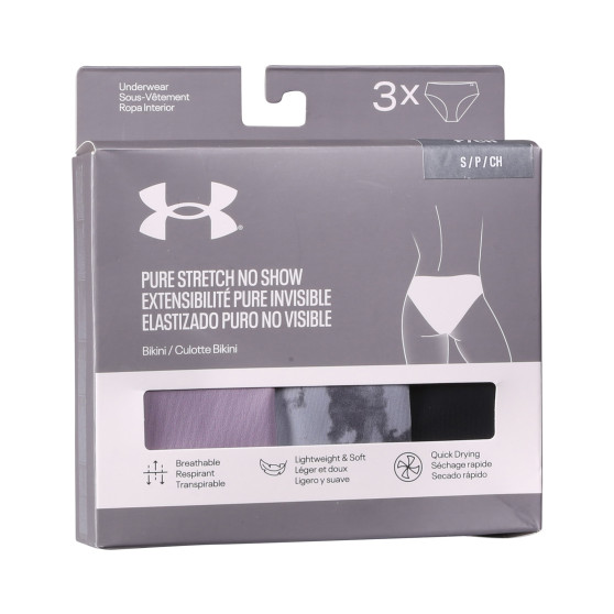 3PACK bragas de mujer Under Armour multicolor (1383898 035)