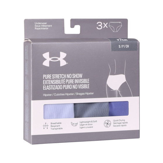 3PACK bragas de mujer Under Armour multicolor (1383895 539)