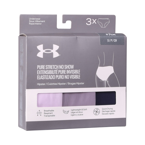 3PACK bragas de mujer Under Armour multicolor (1383895 543)