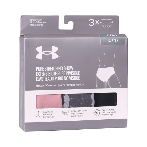 3PACK bragas de mujer Under Armour multicolor (1383896 035)