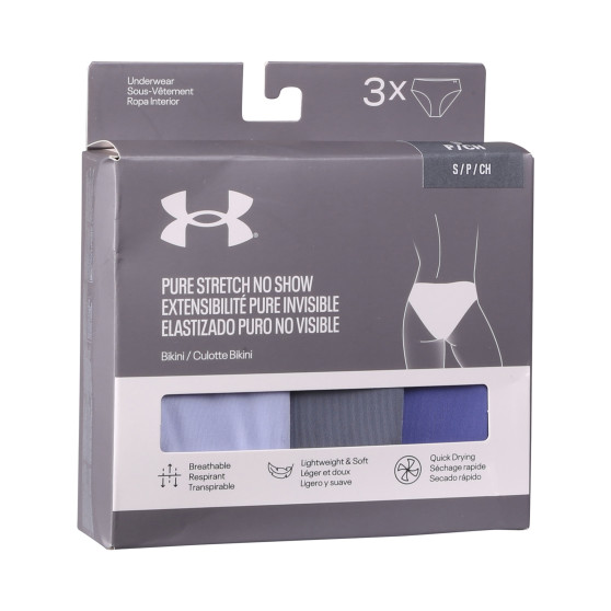 3PACK bragas de mujer Under Armour multicolor (1383897 539)