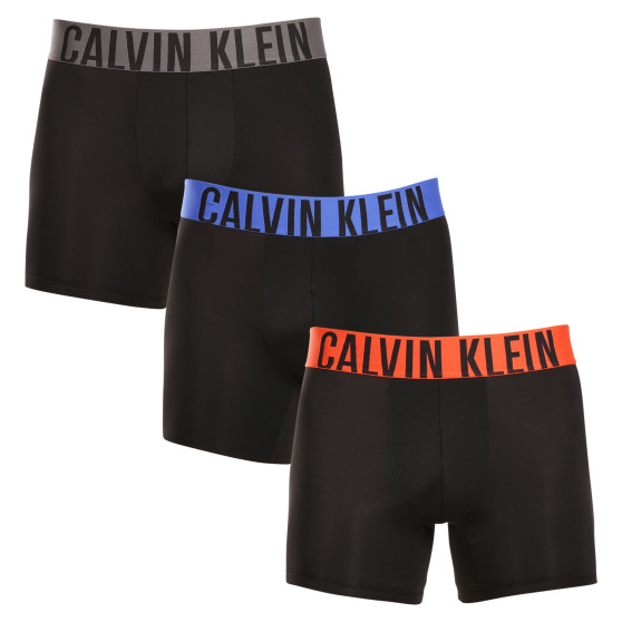 3PACK Boxers para hombre Calvin Klein negro (NB3612A-MDJ)