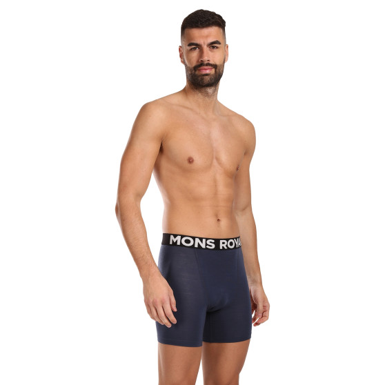 Boxers para hombre Mons Royale merino azul (100088-1169-568)