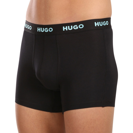 3PACK Boxers para hombre HUGO negro (50503079 971)