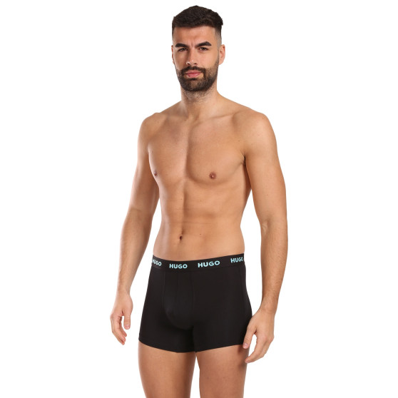 3PACK Boxers para hombre HUGO negro (50503079 971)