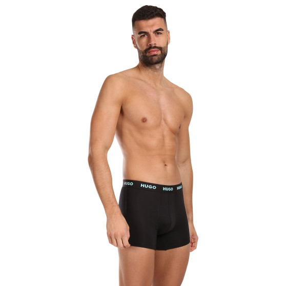 3PACK Boxers para hombre HUGO negro (50503079 971)